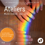 Ateliers scolaires 2,5-12 ans