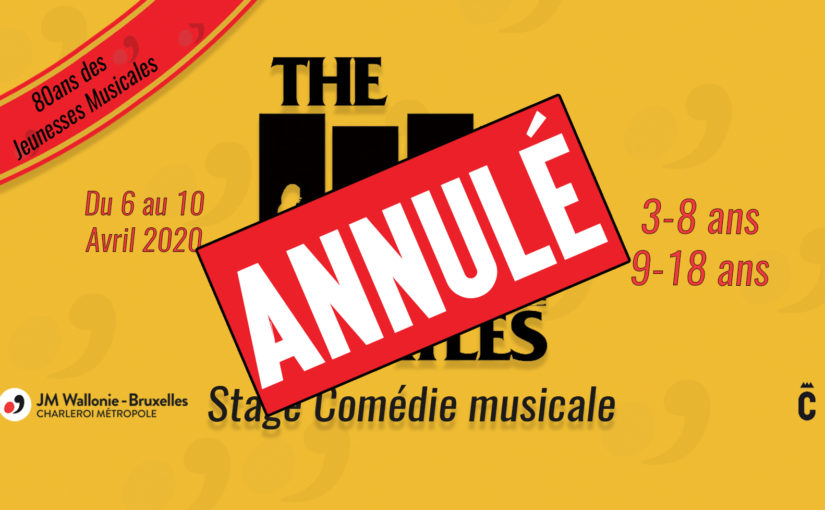 Annulation stage de Pâques 2020 – Les Beatles