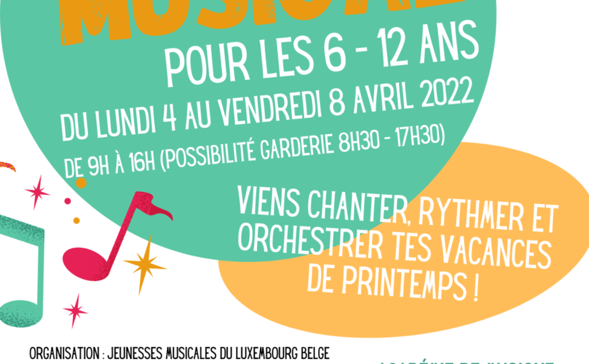 Stage musical à St Hubert 2022