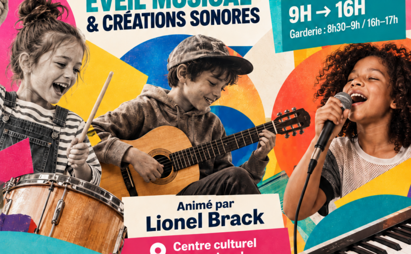 Stage de la Toussaint : éveil musical et créations sonores